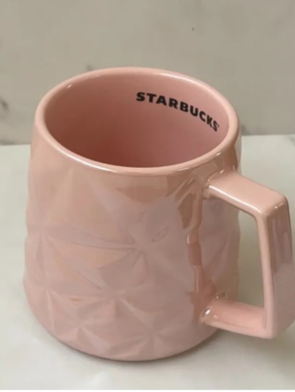 Starbucks Christmas Holiday 2023 Pink Peppermint Prism 14 OZ. Mug - Picture 2 of 9